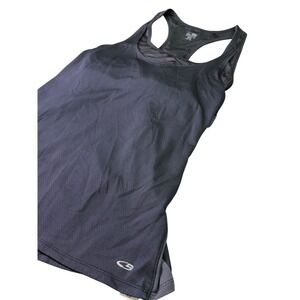 Women's Champion Medium Layered Racer Back Bra Tank Top Workout Running